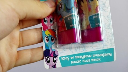 Recenzja znikającego kleju w sztyfcie My Little Pony