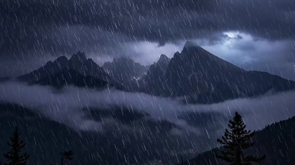 10H Heavy Mountain Rain &bull; Deep Sleep & Noise Masking