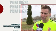Damian Szałas po meczu z Ruchem Chorzów - 20. 03. 2021r.