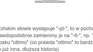 Łacina a język włoski