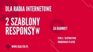 Szablony html5 responsywne dla radia internetowego z wbudowanym playerem