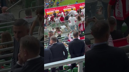 Cezary Kulesza i Andrij Szewczenko.   Jak myślicie, o czym rozmawiali prezesi krajowych federacji?