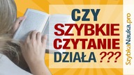 Szybkie czytanie - czy to w ogóle działa?
