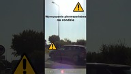 Wymuszenie pierwszeństwa na rondzie #shorts #rikordwidjo