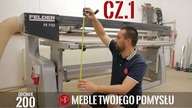 Cz. 1 Szlifierka długotaśmowa Felder FS 722 i odciąg stacjonarny AF 22