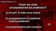 ODCINEK INTERAKTYWNY #63 c) przyspieszenie jest constans