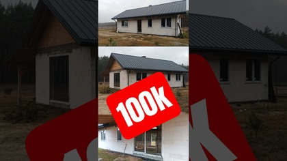 MEGA TANI Dom za 100tys na 2026 rok.  Tani w budowie projekt domu.  Dom do 70m2 #nieruchomości