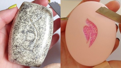 Soap Carving ASMR Relaxing Sounds no talking Satisfying ASMR Video