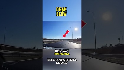 Auto pod prąd na obwodnicy! Sekundy od tragedii  #podprąd #dashcam #polskiedrogi