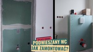 Jak zrobić podwieszaną toaletę z przedścianką?