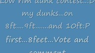 LOW RIM DUNK CONTEST Hadzbe