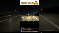 Niebezpieczny kierowca jadacy w nocy pod prąd #shorts #rikordwidjo #polscykierowcy #dashcam #crash