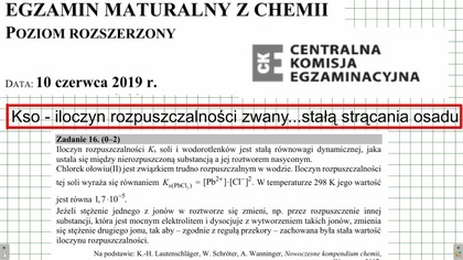 ZADANIE 16 CKE 2019 CZERWIEC ILOCZYN ROZPUSZCZALNOŚCI Kso