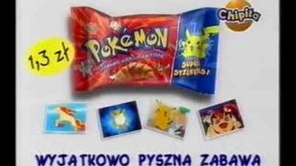 Rogalik Chipita - Pokemon - zestaw reklam