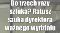 Do trzech razy sztuka? Ratusz szuka dyrektora ważnego wydziału