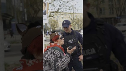 Pani przebrana za dzika #pytapl