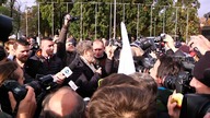 Palikot na wiecu Kaczyńskiego w Lublinie - awantura