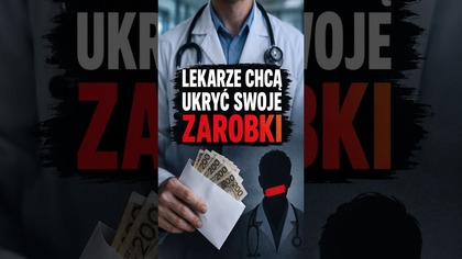 Lekarze chcą ukryć swoje zarobki!