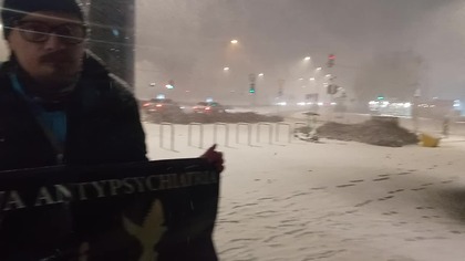 Protest informacyjno-antypsychiatryczny.