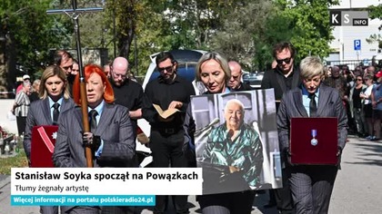 Stanisław Soyka spoczął na Powązkach.  Tłumy żegnały artystę [KS Info]