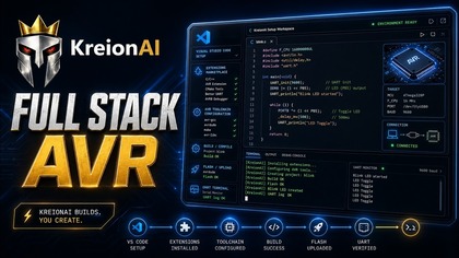 Kreion AI - Full STACK AVR - tego jeszcze nie było - kończy się era kursów programowania, idzie NOWE