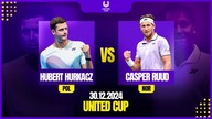 HURKACZ VS RUUD - NA ŻYWO - UNITED CUP - 30. 12. 2024r.