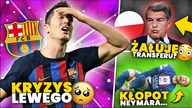 GRUBO! Hiszpanie ŻAŁUJĄ TRANSFERU Lewandowskiego? KRYZYS Lewego...  Neymar WYLATUJE Z GRY!