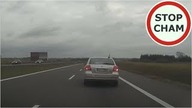Spokojna jazda ekspresówką zaburzona przez kierowce Toyoty #403 Wasze Filmy