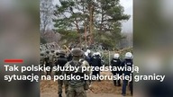 Jak wygląda sytuacja uchodźców na granicy? Takie relacje pokazują polskie służby