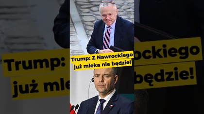 Trump: Z Nawrockiego już mleka nie będzie! #Trump #Nawrocki #Batyr #kler #PiS #PiStoMafia #polityka