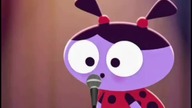 Ladybird Lu sings Ring Around the Roses on the Microphone