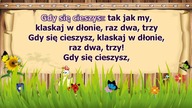 Gdy się cieszysz to wesoło w dłonie klaszcz ( karaoke )