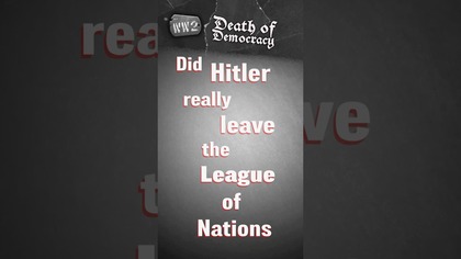 Why Did Hitler Really Leave the League of Nations? #shorts #DOD