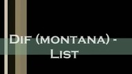 (HD) dif (montana) - List