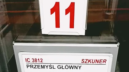 IC 3812 Szkuner z Przemyśla Głównego do Ustki - wyjątkowo bez opóźnień 29. 03 Trasa Poznań - Koszalin