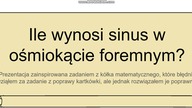 Sinus ośmiokąta foremnego