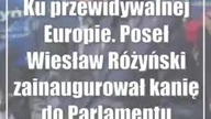 Ku przewidywalnej Europie.  Poseł Wiesław Różyński zainaugurował kampanię do Parlamentu Europejskieg