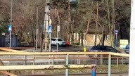Alarmowo kolumna radiowozów policji OPP przez Warszawę Miedzeszyn