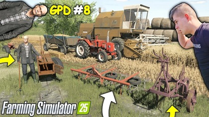 REAKCJA DZIADKA NA NOWE NABYTKI POKAZAŁEM DZIADKOWI ZMIANY NA GOSPODARSTWIE GPD FS 25 8