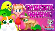 Zwierzęta domowe dla dzieci  Nauka słów i odgłosy zwierząt | Kamlotki