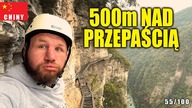 BAŁEM SIĘ!  Najbardziej hardcorowa trasa górska w Chinach.  Idę nad 500 metrową przepaścią!