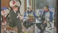 Adam Małysz po powrocie z Planicy (20. 03. 2001)