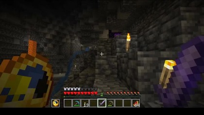 This cave portal to the Nether is slightly different from my upper one #minecraft #gaming #game