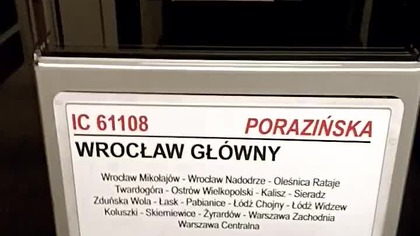 IC 61108 Porazińska Wrocław Główny - Warszawa Wschodnia - pozdrowienia i powrót z gór trasa i status