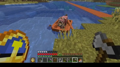This is the biggest drawback of boats in Minecraft, there is always this situation #game #minecraft