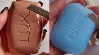 Soap Carving ASMR Relaxing Sounds no talking Satisfying ASMR Video