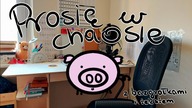 Prosię w chaosie (piosenka ukulele z bazgrołkami i tekstem)