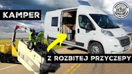 Kamper z ROZBITEJ PRZYCZEPY kempingowej | VAN TOUR