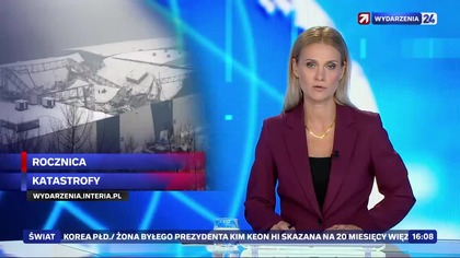 Wydarzenia 24 - Fragment "Wydarzeń 15:50" o 20.  rocznicy katastrofy w Katowickiej Hali MTK (28. 01. 2026)