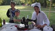 15. 09. 2018 ZNAKI POWSTAŃCZE - warsztaty plastyczne na pikniku historycznym 1918-2018 na Mokotowie